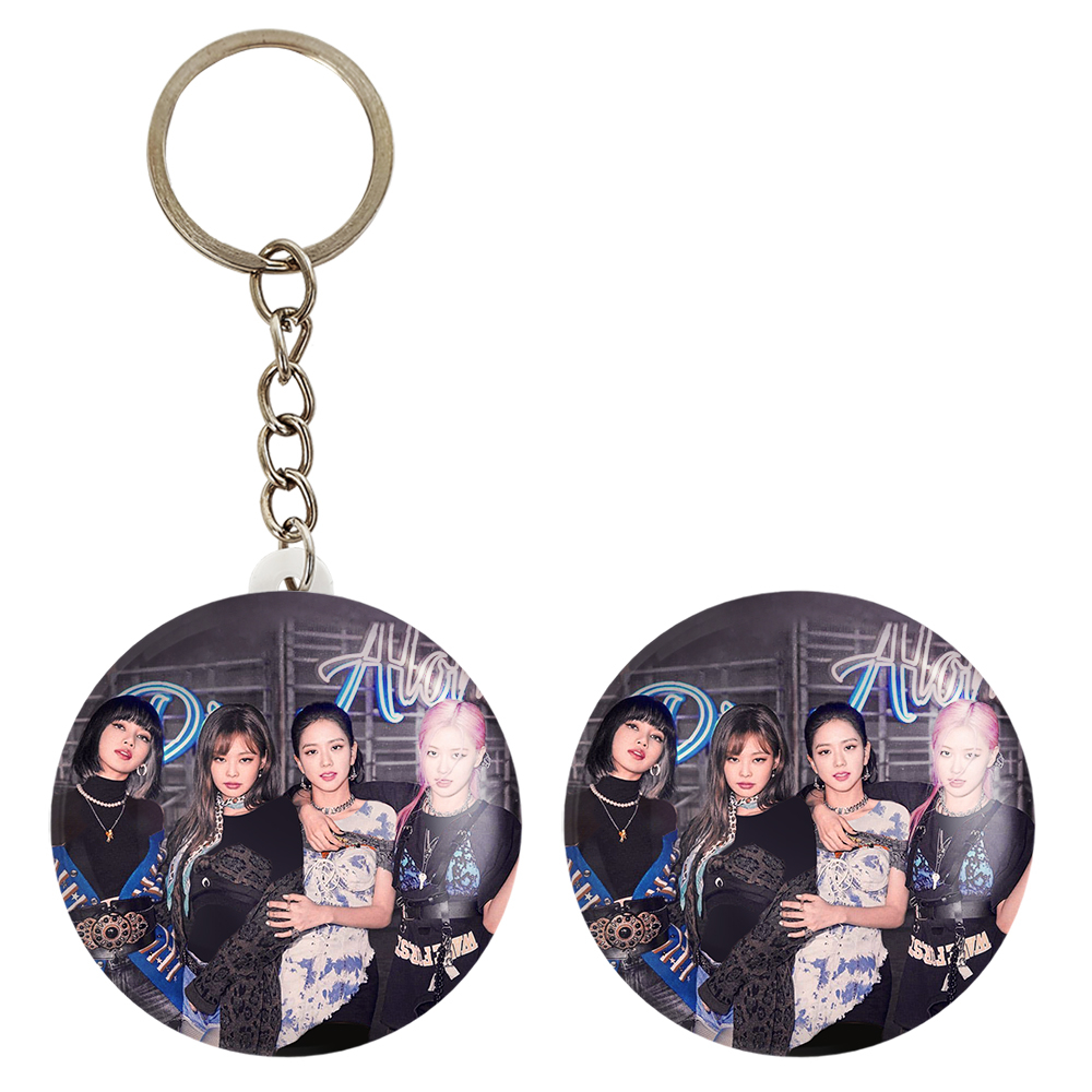 پیکسل خندالو مدل گروه بلک پینک کد 14533 به همراه جاکلیدی