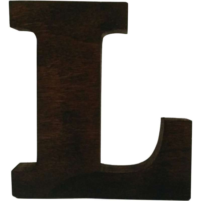 دکوری مدل حرف L چوبی