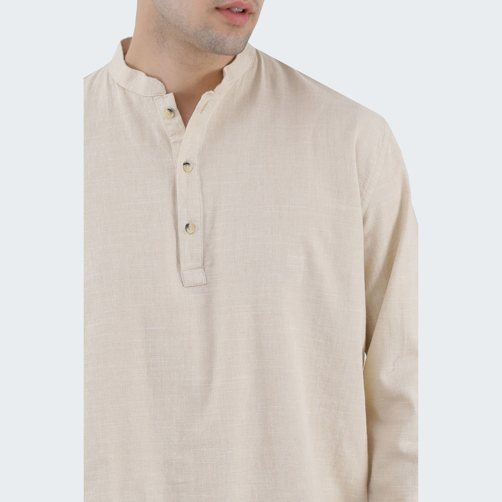 پیراهن آستین بلند مردانه پاتن جامه مدل یقه فرنچ 102721020033155 -  - 5