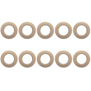نقد و بررسی حلقه چوب پرده مدل پانچ رینگ دار بسته 10 عددی توسط خریداران