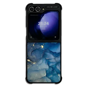 AKAM AMC-WSGZFLIP5-MARBLE-38 Cover For Samsung Galaxy Z Flip 5