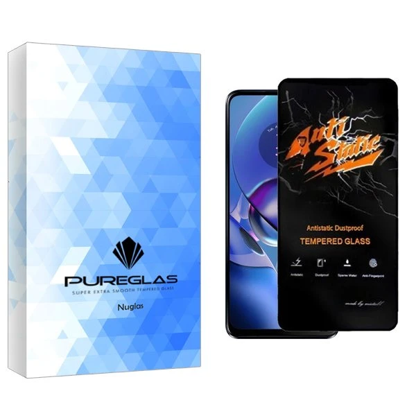 محافظ صفحه نمایش پیور گلس مدل NueGlas Antistatic مناسب برای گوشی موبایل موتورولا Moto G54