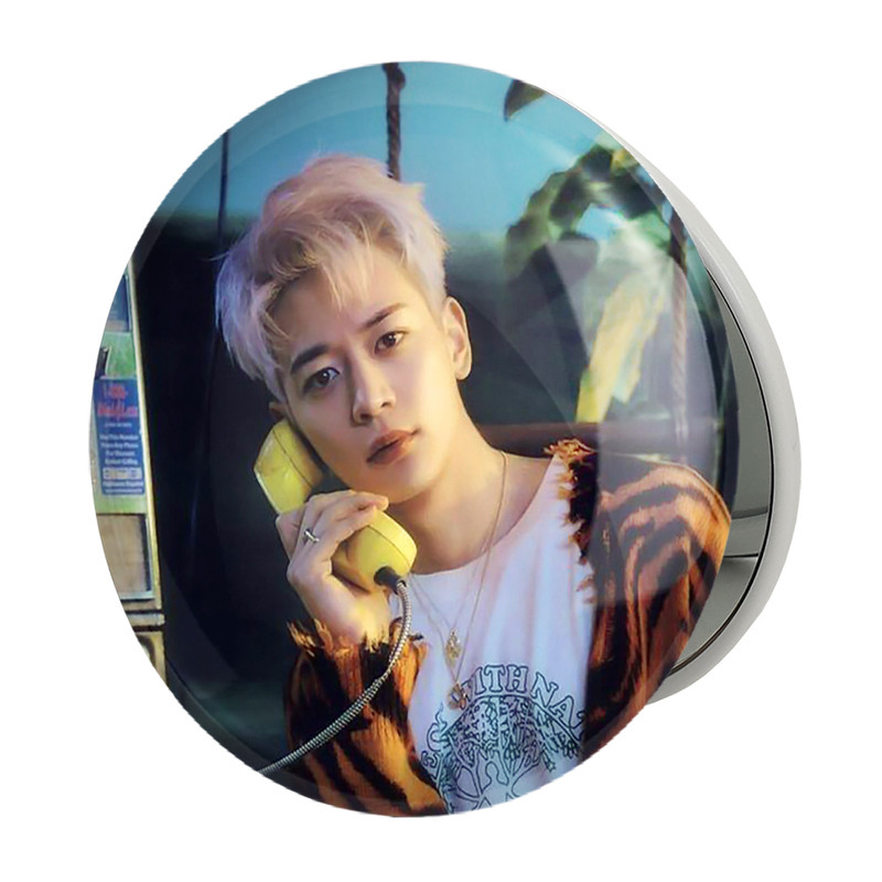 آینه جیبی خندالو طرح مینهو گروه شاینی Shinee مدل تاشو کد 21351