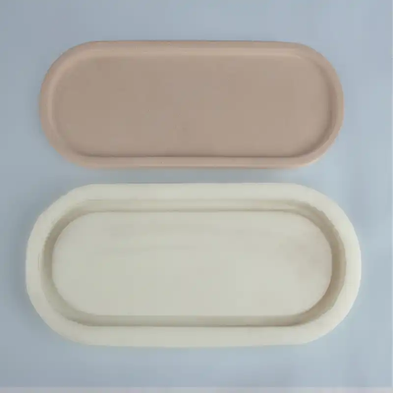 سیلیکون قالب گیری دکوسیتی مدل سینی بیضی کد 1514