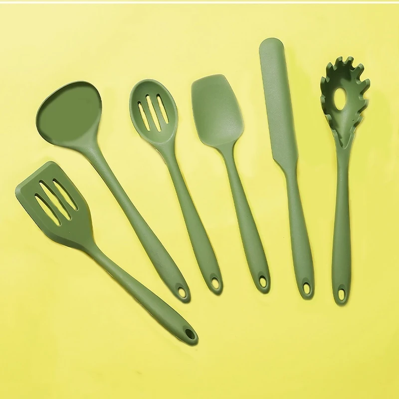 عکس شماره 10 : سرویس کفگیر و ملاقه سیلیکونی 6 پارچه آرو مدل tr-6109