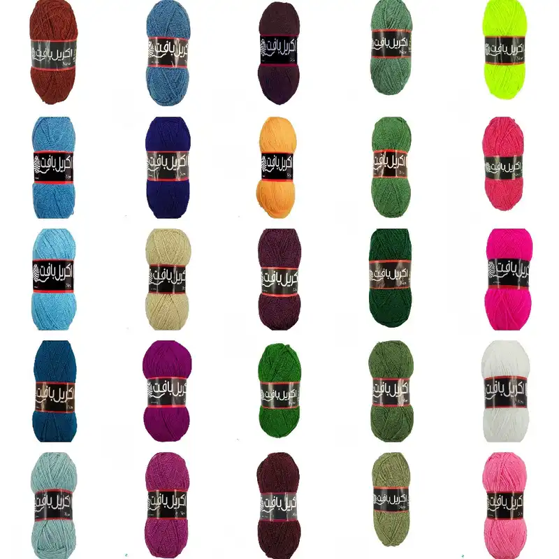 کاموا اکریل بافت کد 100