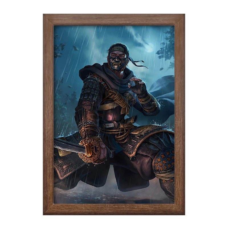 تابلو خندالو طرح جین (گوست) گوست آف سوشیما کد 30814