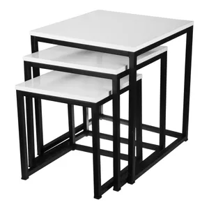 میز عسلی مدل CT-01 مجموعه سه عددی