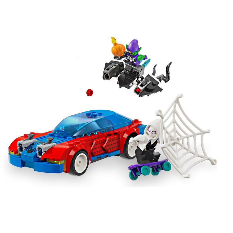 لگو 227 تکه سری MARVEL مدل Spider-Man Race Car N Venom Green Goblin کد 76279