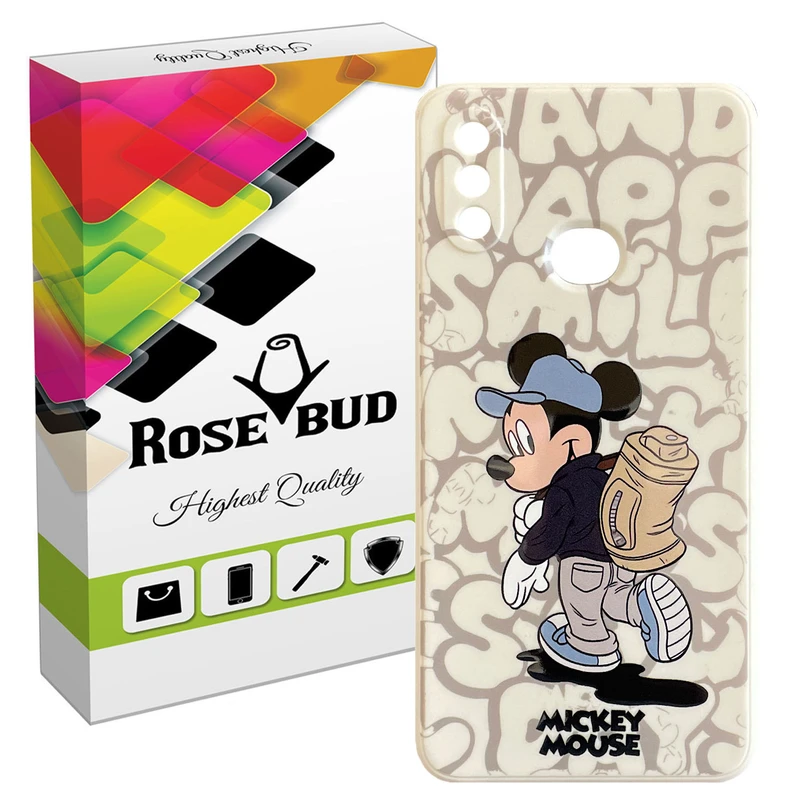 کاور رز باد طرح میکی موس مدل MRM7-039 مناسب برای گوشی موبایل سامسونگ Galaxy A10s