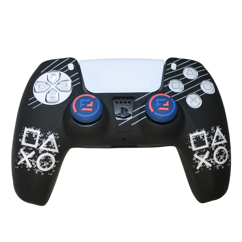 محافظ دسته پلی استیشن 5 مدل FF B LOGO به همراه روکش آنالوگ