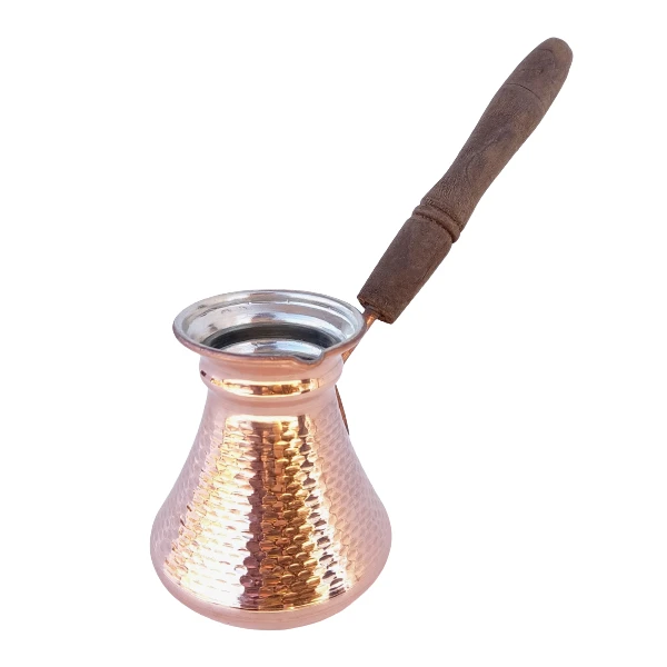 قهوه جوش مسی مدل دسته چوبی کد ZH238.3