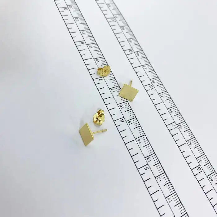 گوشواره زنانه مدل مربع کد E2100