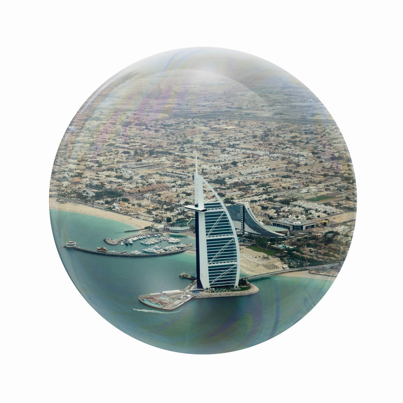 مگنت عرش طرح منظره شهر دبی کد Asm2685
