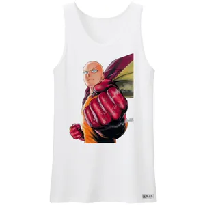 تاپ مردانه مدل ONE PUNCH MAN کد TT03 رنگ سفید