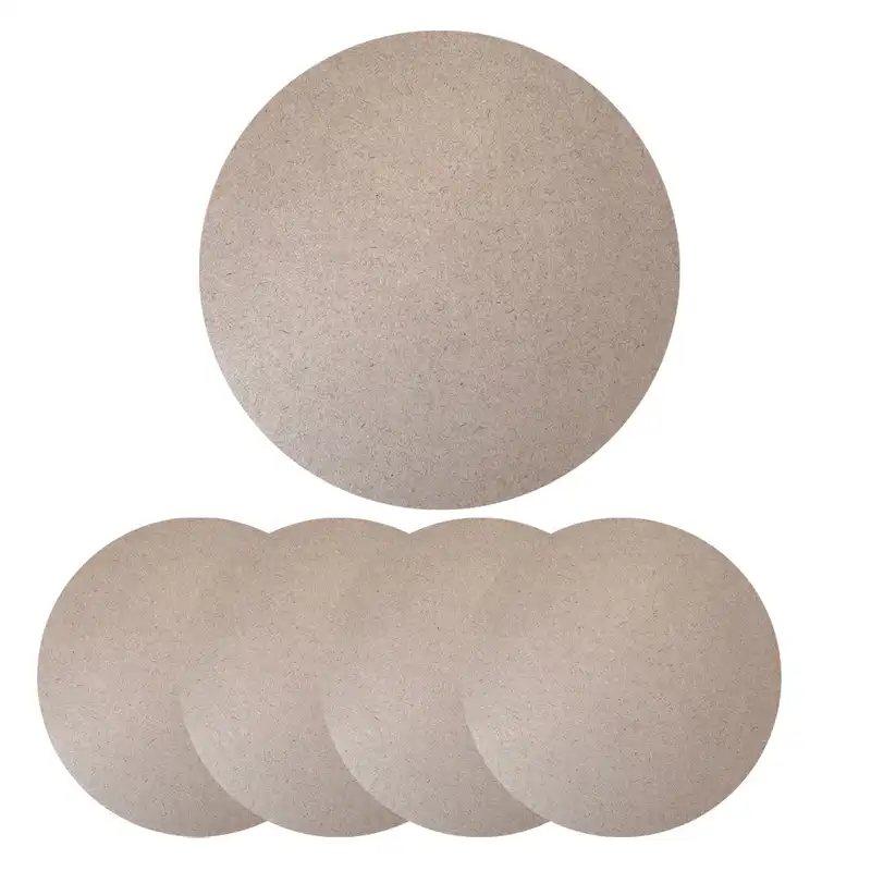 اسلایس چوبی مدل ام دی اف خام 25cir9 مجموعه 5 عددی