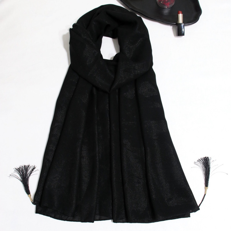 شال زنانه مدل ساده مجلسی مزونی خاص کد ana-8023