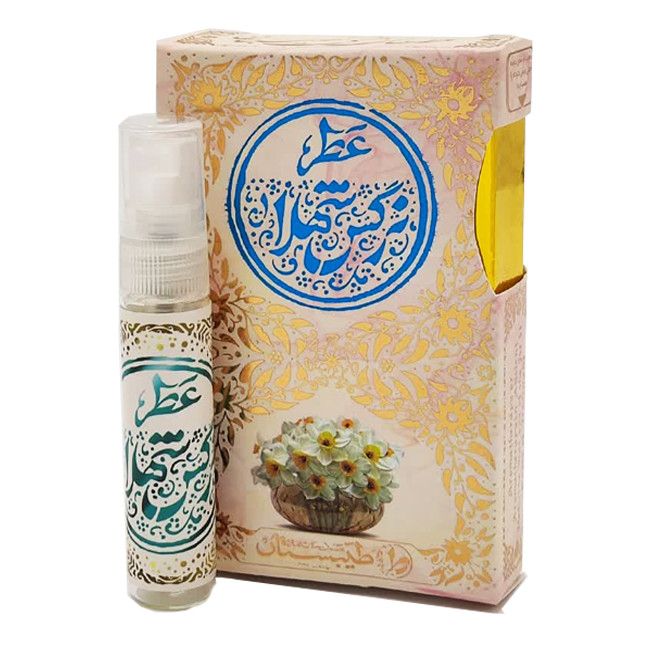 عطر جیبی طیبستان مدل نرگس شهلا با رایحه گرم حجم 5 میلی‌لیتر