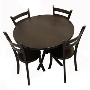 میز و صندلی ناهار خوری 4 نفره اسپرسان چوب مدل sm110