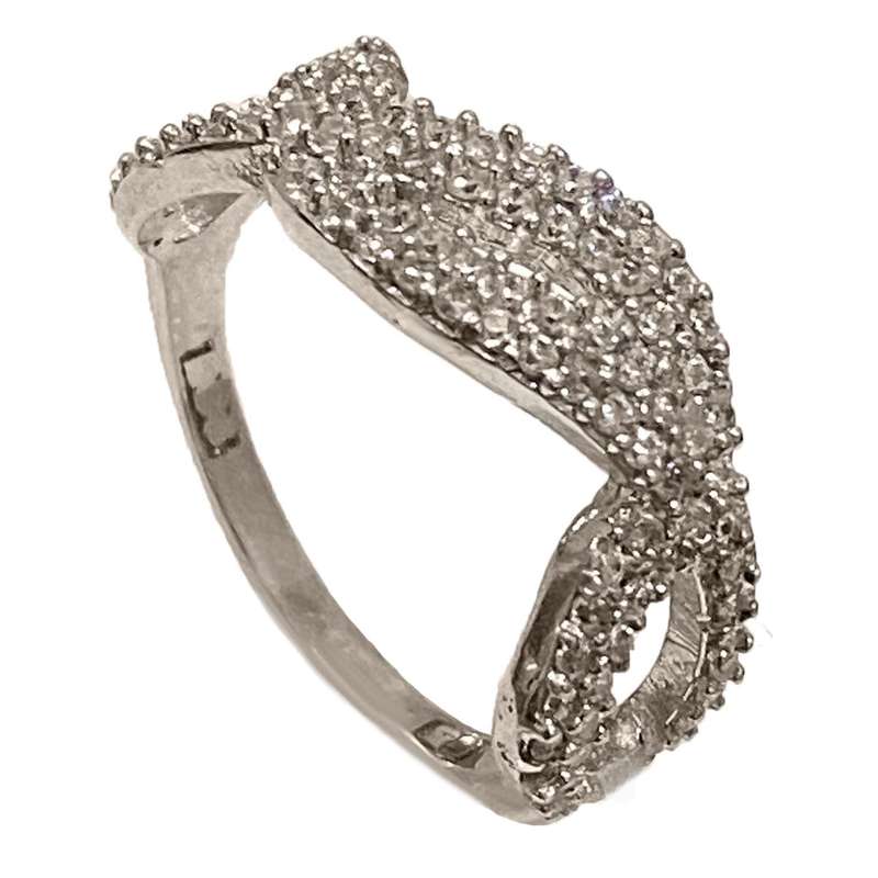 انگشتر نقره زنانه مدل حلقه جواهری JW5066 انگشتر نقره زنانه مدل حلقه جواهری JW5066