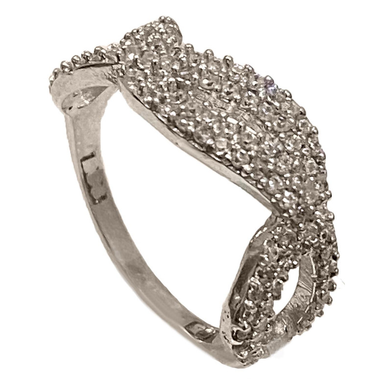 انگشتر نقره زنانه مدل حلقه جواهری JW5066 انگشتر نقره زنانه مدل حلقه جواهری JW5066