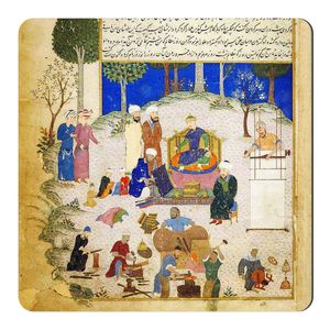 مگنت یخچال طرح نگارگری ایرانی کد wmg273