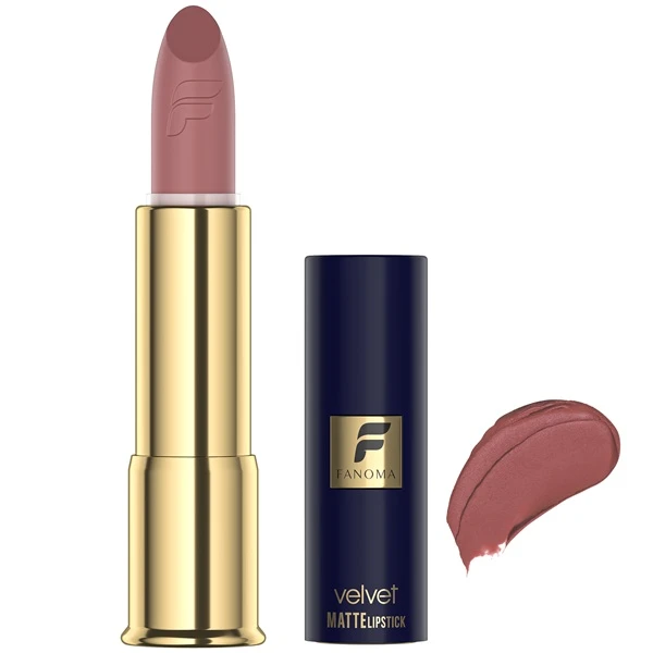 رژ لب جامد مات فانوما مدل Velvet Matte شماره 08
