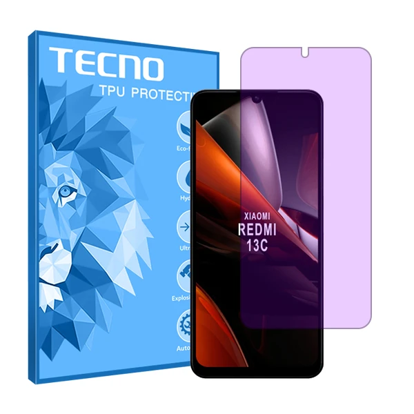 محافظ صفحه نمایش ضد اشعه بنفش تکنو مدل Resistant مناسب برای گوشی موبایل شیائومی Redmi 13C 5G