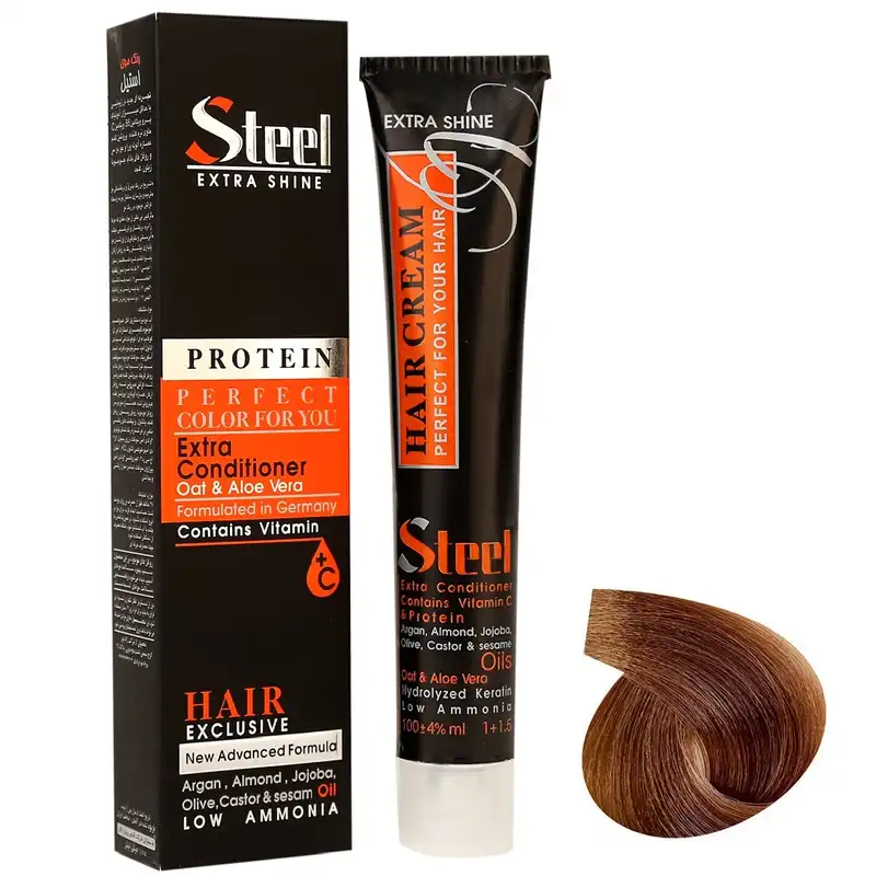 رنگ مو استیل شماره 6.65 حجم 100 میلی لیتر رنگ شکلاتی تیره