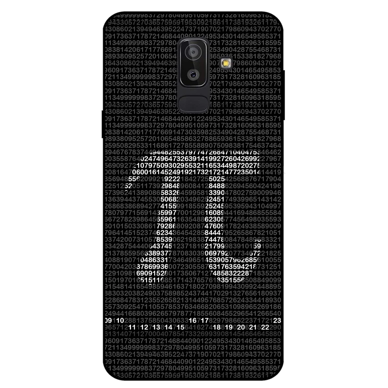 کاور مگافون طرح عدد پی مدل 7240 مناسب برای گوشی موبایل سامسونگ Galaxy J8 2018 
