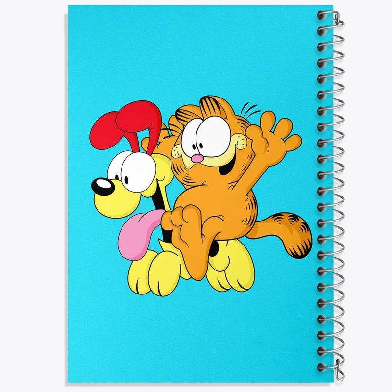 دفتر ژورنال نویسی 50 برگ خندالو مدل نقطه ای طرح گارفیلد Garfield کد 13840
