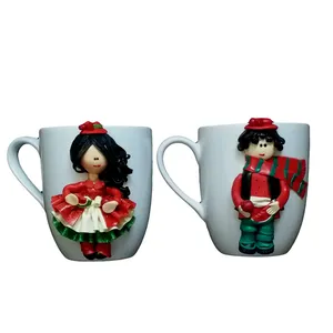 ماگ سرامیکی مدل دختر و پسر شب یلدا کد 03010 مجموعه 2 عددی