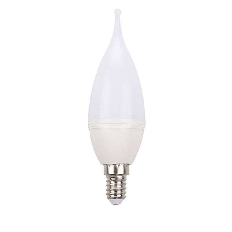 لامپ ال ای دی 6 وات لامپ نور مدل اشکی مات پایه E14