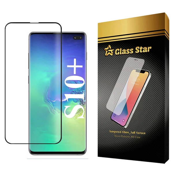  محافظ صفحه نمایش گلس استار مدل EMGA مناسب برای گوشی موبایل سامسونگ Galaxy S10 Plus