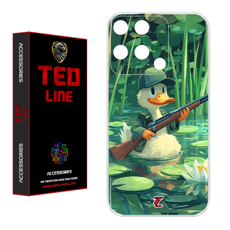 کاور تد لاین طرح اردک کد 1123 مناسب برای گوشی موبایل شیائومی Redmi 10C / Poco C40
