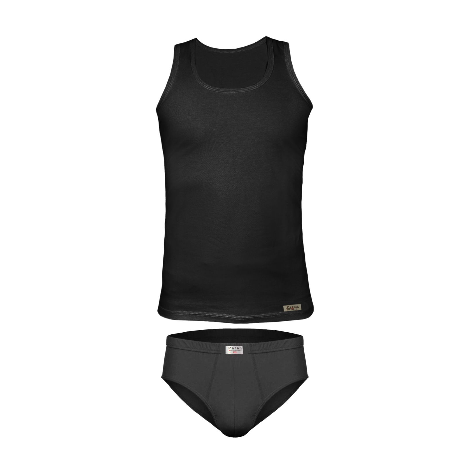 ست شورت و زیرپوش مردانه تولیدی پاران مدل اقتصادی 104 -  - 1