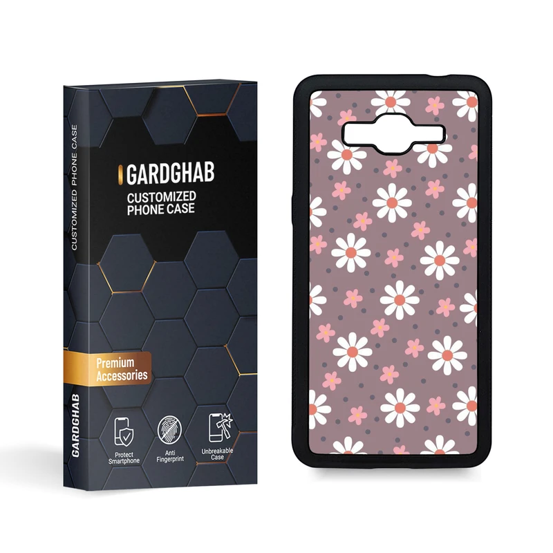 کاور گارد قاب مدل گل مناسب برای گوشی موبایل سامسونگ Galaxy Grand Prime / G530