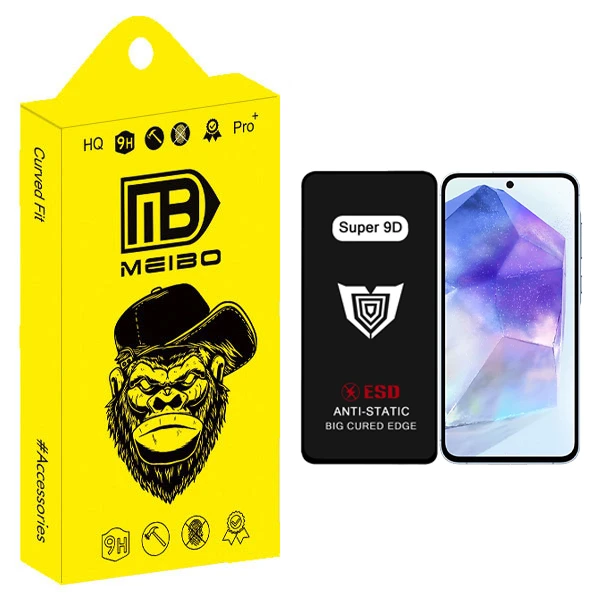 محافظ صفحه نمایش میبو مدل Super 9D Pro مناسب برای گوشی موبایل سامسونگ Galaxy a55