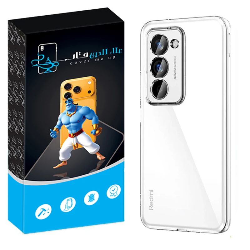 کاور علاالدین قاب مدل Crystal مناسب برای گوشی موبایل شیائومی Redmi 15