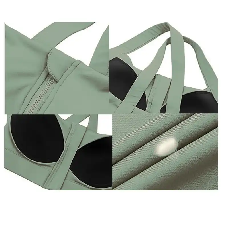 نیم تنه ورزشی زنانه مدل بند تنظیم شونده چسبی