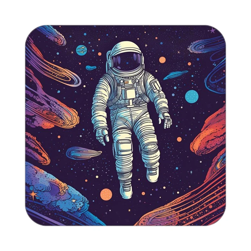 زیر لیوانی کاکتی طرح فضانورد مدل mp46382