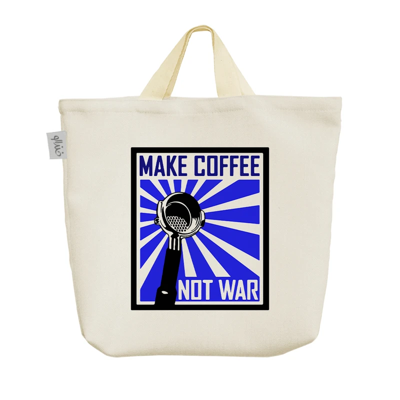 ساک خرید خندالو مدل کافی درست کن نه جنگ کد 10459