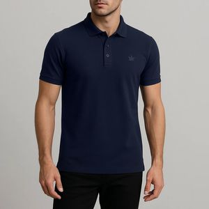 پولوشرت آستین کوتاه مردانه تریکو پاییزان مدل PB300 رنگ سرمه‌ای