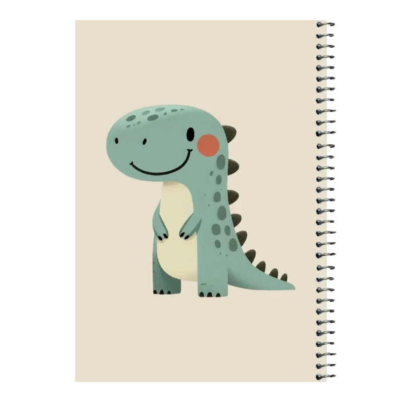 دفتر مشق 80 برگ اس جی مدل دایناسور کد۱   