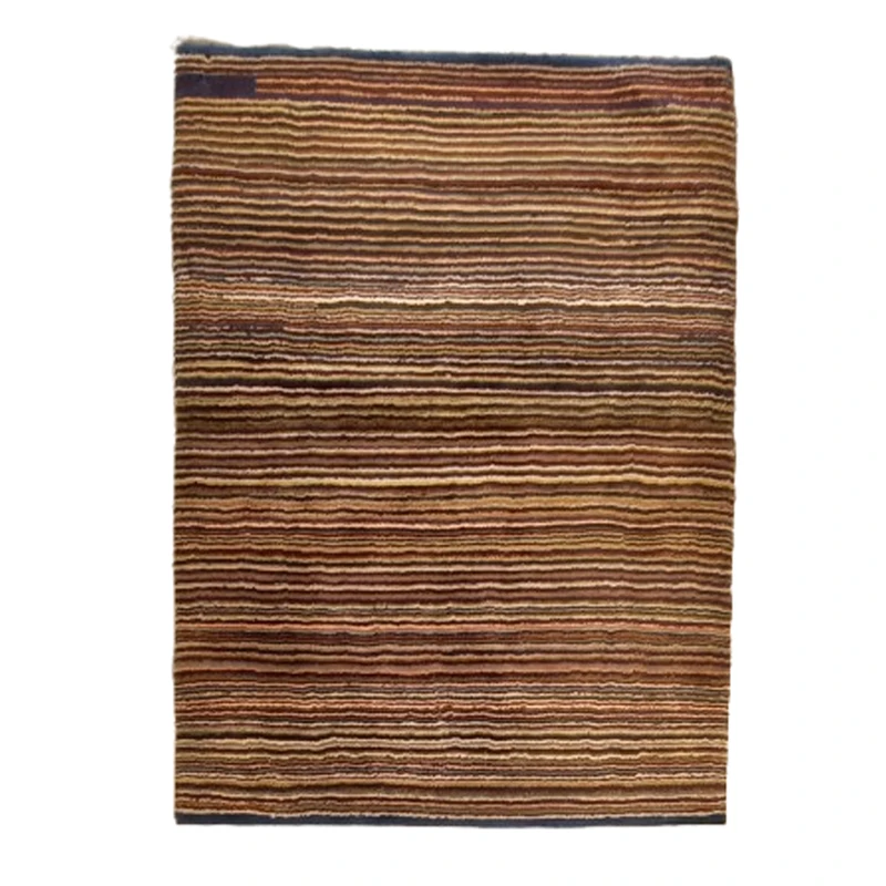 گبه فرش دستباف یک ونیم متری مدل بافت قشقای شیراز کد NKP.Z.N/59