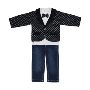 ست 3 تکه لباس نوزادی پسرانه بانی کد 04