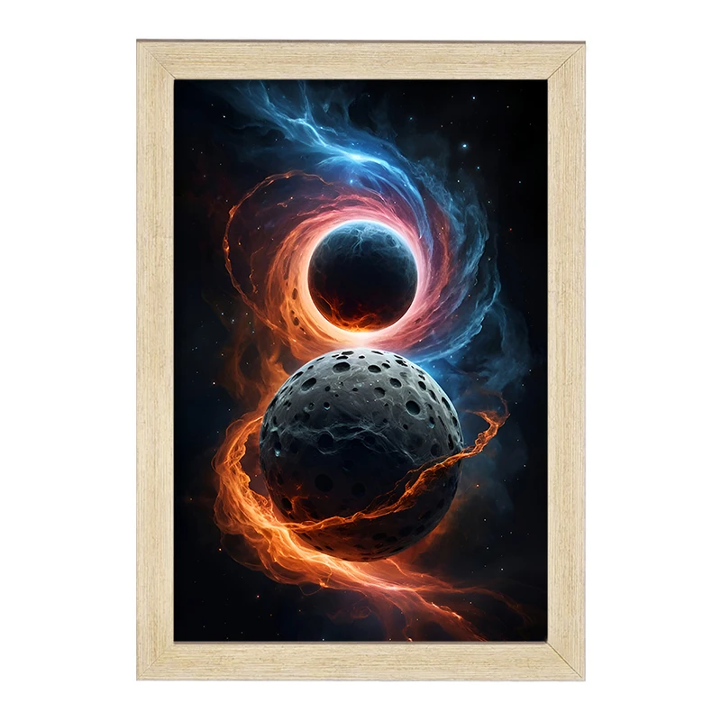 تابلو خندالو مدل کهکشان (galaxy) کد F8060