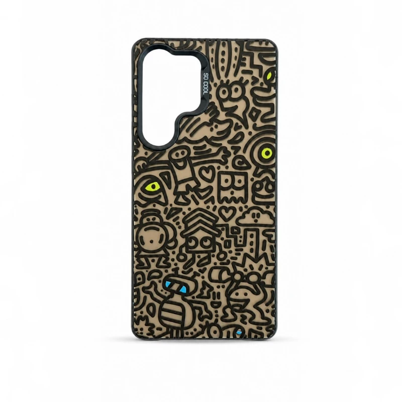 کاور مدل سوکول طرح Eye monster مناسب برای گوشی موبایل سامسونگ Galaxy S25ULTRA 