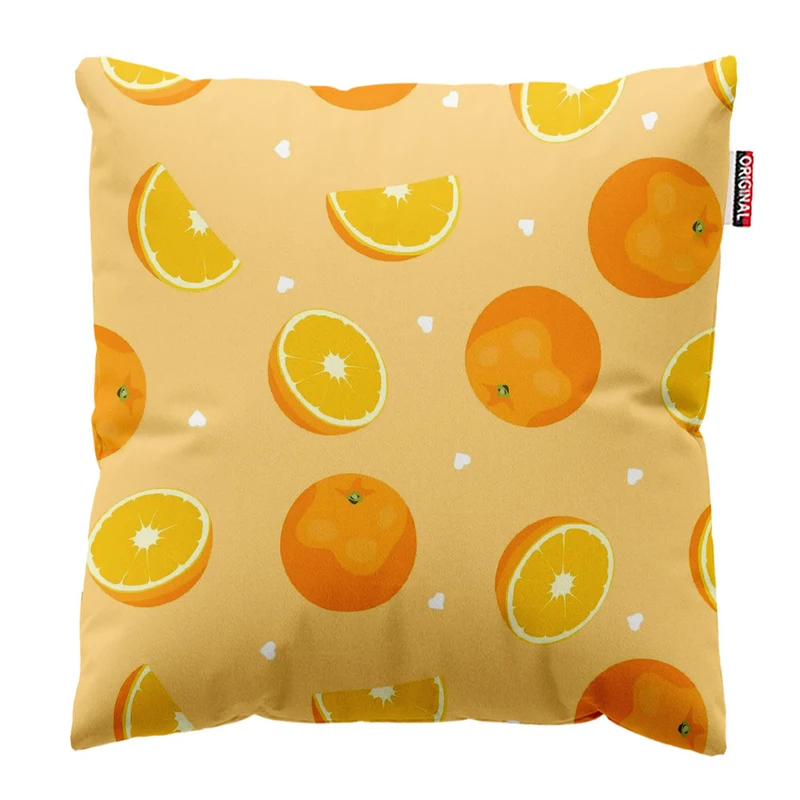 کوسن پاد آفرین طرح  پرتقال سایز 30*30 سانتی متر کد 913