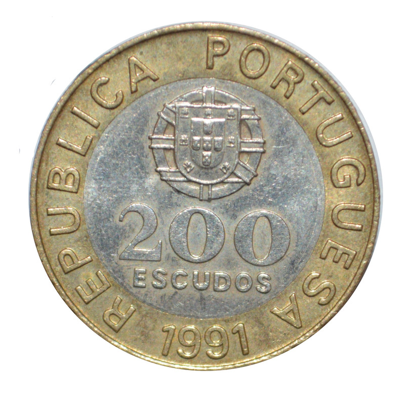 سکه تزیینی طرح کشور پرتغال مدل 200 اسکودو 